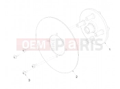 POLARIS GEM - e2/e4/e6/eS/eL/eLXD WHEELS | WHEELS, COMPONENTS, END, 9.21 INCH, DISC 4 BOLT - e2/e4/eS/eL (49GEMWHEELS11END9.21)