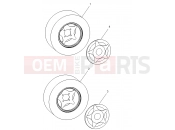 POLARIS GEM - e2/e4/e6/eS/eL/eLXD WHEELS | WHEELS, OPTIONS, CHROME and SILVER - e2/e4/eS/eL (49GEMOPTIONS11WHLCHROMEE2)