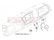 Polaris 2011 RANGER RANGER 4X4 500 CREW - R11WH50AG/AH/AR ELECTRICAL | ELECTRICAL, DASH INSTRUMENTS and CONTROLS - R11WH50AG/AH/AR (49RGRDASH11500CREW)