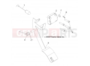 Polaris 2011 RANGER RANGER 400 HO - R11RH45AG/AH/AR ENGINE | ENGINE, THROTTLE PEDAL - R11RH45AG/AH/AR (49RGRTHROTTLE10)