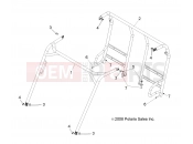 Polaris 2011 RANGER POLARIS LSV 4X4 (R11RC08LG) CHASSIS | CHASSIS, CAB FRAME - R11RC08LG (49RGRFRAME10)