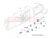 Polaris 2011 RANGER POLARIS LSV 4X4 (R11RC08LG) ELECTRICAL | ELECTRICAL, DASH INSTRUMENTS and CONTROLS - R11RC08LG (49RGRDASH11LSV)