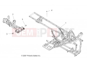 Polaris 2010 ATV HAWKEYE 300 2X4 (A10LB27AA) CHASSIS | CHASSIS, FRAME - A10LB27AA (49ATVFRAME08HAWKINTL)