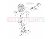 Polaris 2010 ATV HAWKEYE 300 2X4 (A10LB27AA) ENGINE | ENGINE, CARBURETOR LOWER - A10LB27AA (4999202079920207D06)