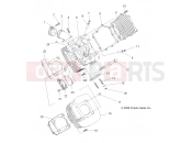 Polaris 2010 ATV HAWKEYE 300 2X4 (A10LB27AA) ENGINE | ENGINE, CYLINDER - A10LB27AA (49ATVCYLINDER08SP300)