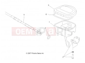 Polaris 2010 ATV HAWKEYE 300 2X4 (A10LB27AA) STEERING | STEERING, CONTROLS and THROTTLE - A10LB27AA (49ATVCONTROLS08HAWKINTL)