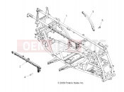 Polaris 2010 ATV SPORTSMAN EPS 550 INTL - A10ZX55FX/FF CHASSIS | CHASSIS, MAIN FRAME - A10ZX55FX/FF (49ATVFRAME10SPXP550)