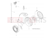 Polaris 2010 ATV SPORTSMAN EPS 550 INTL - A10ZX55FX/FF ELECTRICAL | ELECTRICAL, IGNITION SYSTEM - A10ZX55FX/FF (49ATVMAGNETO09SPXP550)