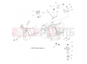 Polaris 2010 ATV SPORTSMAN 500 EFI TRACTOR (A10MN50ET) ENGINE | ENGINE, MOUNTING - A10MN50ET (49ATVENGINEMTG10SP500)