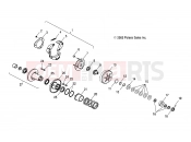 Polaris 2010 ATV PHOENIX 200 QUAD (A10PB20EB) DRIVE TRAIN » DRIVE TRAIN, SECONDARY CLUTCH - (49ATVCLUTCHDRIVEN08PHX)