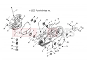 Polaris 2010 ATV PHOENIX 200 QUAD (A10PB20EB) ENGINE » ENGINE, CRANKCASE - (49ATVCRANKCASE10PHXQD)