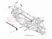 Polaris 2010 ATV SPORTSMAN TOURING EPS 550 - A10DX55AL/AF CHASSIS | CHASSIS, MAIN FRAME - A10DX55AL/AF (49ATVFRAME10SPTRGEPS)