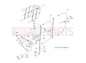 Polaris 2010 LEV GEM - E2/E4/E6/ES/EL/ELXD BODY | BODY, OPTIONS, DOOR FRAMED CANVAS 6 PASSENGER - e6 (49GEMOPTIONS11FRAMECVS)