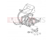 Polaris 2010 LEV GEM - E2/E4/E6/ES/EL/ELXD FRAME | FRAME, OPTIONS, BUMPER, MOUNT, FRONT, RUGGED - e2/e4/e6/eS/eL/eLXD (49GEMOPTIONS11BUMPERMT)