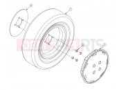 Polaris 2010 LEV GEM - E2/E4/E6/ES/EL/ELXD WHEELS | WHEELS, OPTIONS, WHEEL 12 INCH - e2/e4/eS/eL (49GEMWHEELSOPTIONS11WHEEL12)