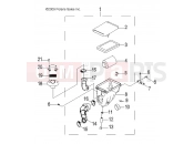 Polaris 2010 RZR RZR 170 - A10VA17AA/AD ENGINE | ENGINE, AIR INTAKE SYSTEM - A10VA17AA/AD (49RGRAIRBOX10RZR170)