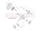 Polaris 2010 RZR RZR 170 - A10VA17AA/AD ENGINE | ENGINE, CRANKSHAFT and PISTON - A10VA17AA/AD (49RGRPISTON09RZR170)