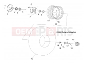 Polaris 2010 RZR RZR 170 - A10VA17AA/AD WHEELS | WHEELS, FRONT - A10VA17AA/AD (49RGRWHEELFRT09RZR170)