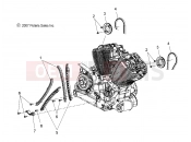 VICTORY 2010 VISION TOUR PREMIUM/NESS/8 BALL ALL OPTIONS - V10SD36/SC36/VB36 ENGINE | ENGINE, CAMCHAIN - V10SD36/SC36/VB36 ALL OPTIONS (49VICCAMCHAIN08VN)