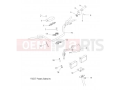 Polaris 2009 ATV SCRAMBLER 500 4X4 (A09BG50AA) STEERING | STEERING, HANDLEBAR and CONTROLS - A09BG50AA (49ATVHANDLEBAR08SCRAM)