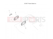Polaris 2009 ATV TRAIL BLAZER 330 (A09BA32AA) ELECTRICAL | ELECTRICAL, GAUGES and INDICATOR - A09BA32AA (49ATVGAUGES08SCRAM)