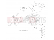 Polaris 2009 ATV SPORTSMAN 500 HO - A09MH50AS/AX/AZ ENGINE | ENGINE, MOUNTING - A09MH50AS/AX/AZ (49ATVENGINEMTG09SP500)