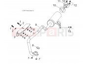 POLARIS OUTLAW 50 - A09KA05AB/AD ENGINE | ENGINE, EXHAUST - A09KA05AB/AD (49ATVEXHAUST07PRED50)