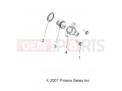 Polaris 2009 ATV SPORTSMAN TOURING 800 EFI - A09DN76AB/AL/AY ENGINE | ENGINE, COOLING SYSTEM THERMOSTAT - A09DN76AB/AL/AY (49ATVMANIFOLD09SPX28800)