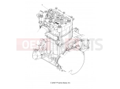 Polaris 2009 ATV SPORTSMAN TOURING 800 EFI - A09DN76AB/AL/AY ENGINE | ENGINE, SHORT BLOCK - A09DN76AB/AL/AY (49ATVENGINE08SPX27)