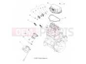 Polaris 2009 ATV SPORTSMAN TOURING 800 EFI - A09DN76AB/AL/AY ENGINE | ENGINE, THROTTLE BODY MOUNTING - A09DN76AB/AL/AY (49ATVTHROTTLEBODY08SPTRG800)
