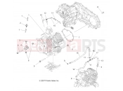Polaris 2009 ATV SPORTSMAN 300 4X4 - A09LH27AX/AZ ENGINE | ENGINE, MOUNTING - A09LH27AX/AZ (49ATVENGINEMTG08SP300)