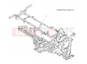 Polaris 2009 ATV SPORTSMAN X2 500 EFI QUAD (A09TN50EA) CHASSIS | CHASSIS, FRAME - A09TN50EA (49ATVFRAME09SPX2500QD)