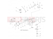 Polaris 2009 ATV SPORTSMAN X2 500 EFI QUAD (A09TN50EA) ENGINE | ENGINE, MOUNTING - A09TN50EA (49ATVENGINEMTG08SPX25)