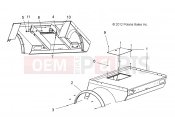 Polaris 2009 LEV GEM - E2/E4/E6/ES/EL/ELXD BODY | BODY, BED - e4wSopt/eS (49GEMBODY11BED)