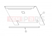 Polaris 2009 LEV GEM - E2/E4/E6/ES/EL/ELXD BODY | BODY, PANEL BACK WITH LATCH - e6 (49GEMBODY11PNLE6)