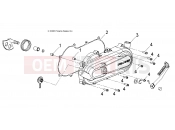 Polaris 2008 ATV SPORTSMAN 90 - A08FA09AA/AB/AC ENGINE | ENGINE, CRANKCASE COVER, LH - A08FA09AA/AB/AC (49ATVCRANKCASECVRLH07OTLW90)