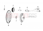 Polaris 2008 ATV SPORTSMAN 90 - A08FA09AA/AB/AC ENGINE | ENGINE, KICK START 2 - A08FA09AA/AB/AC (49ATVSTARTER207OTLW90)