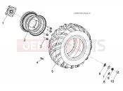 Polaris 2008 ATV SPORTSMAN 90 - A08FA09AA/AB/AC WHEELS | WHEELS, REAR - A08FA09AA/AB/AC (49ATVWHEELREAR07SPRT90)