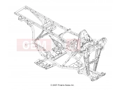 Polaris 2008 ATV TRAIL BLAZER 330 (A08BA32AA) CHASSIS | CHASSIS, FRAME - A08BA32AA (49ATVFRAME08TB)