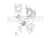 YAMAHA XJ 600 N Diversion Naked XJ600N (4KEC) 2001 COUVERCLE DE CARTER 1