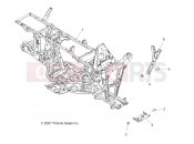 Polaris 2008 ATV SPORTSMAN 800 EFI SCANDINAVIAN - A08MH76SS/SF CHASSIS | CHASSIS, FRAME - A08MH76SS/SF (49ATVFRAME08SP800EFI)