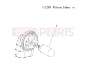 Polaris 2008 ATV HAWKEYE 2X4 (A08LB27AA) ELECTRICAL | ELECTRICAL, BULBS - A08LB27AA (49ATVBULBS08SP300)