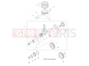 Polaris 2008 ATV HAWKEYE 2X4 (A08LB27AA) ENGINE | ENGINE, CRANKSHAFT and PISTON - A08LB27AA (49ATVCRANKSHAFT08SP300)