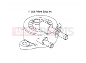 Polaris 2008 ATV HAWKEYE 2X4 (A08LB27AA) ENGINE | ENGINE, FUEL PUMP - A08LB27AA (4999202079920207D12)