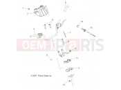 Polaris 2008 ATV HAWKEYE 2X4 (A08LB27AA) STEERING | STEERING, HANDLEBAR and CONTROLS - A08LB27AA (49ATVHANDLEBAR08SP300)