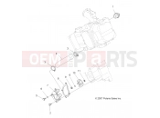 Polaris 2008 ATV SCRAMBLER 500 4X4 INTL (A08BG50FA) ENGINE | ENGINE, WATER PUMP - A08BG50FA (49ATVWATERPUMP08SCRAM)