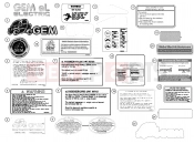 Polaris 2008 LEV GEM - E2/E4/E6/ES/EL/ELXD DECALS | DECALS, 2011 - eL (49GEMDECALS11DECALSEL)