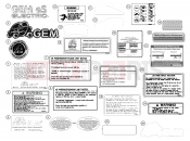 Polaris 2008 LEV GEM - E2/E4/E6/ES/EL/ELXD DECALS | DECALS, 2011 - eS (49GEMDECALS11DECALSES)