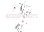 Polaris 2008 LEV GEM - E2/E4/E6/ES/EL/ELXD RH DRIVE | RH DRIVE, ACCELERATOR PEDAL - e2/e4/eS/eL/eLXD (49GEMRHDRIVE11ACCELERATOR)