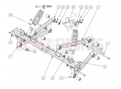 Polaris 2008 LEV GEM - E2/E4/E6/ES/EL/ELXD SUSPENSION | SUSPENSION, REAR - e2/e4/eS (49GEMSUSP11RR)